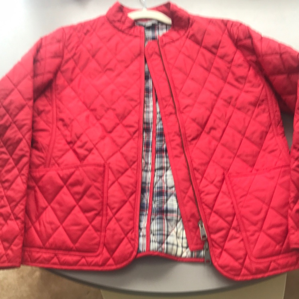 NWOTs LL Bean signature jacket red primaloft lining size 12